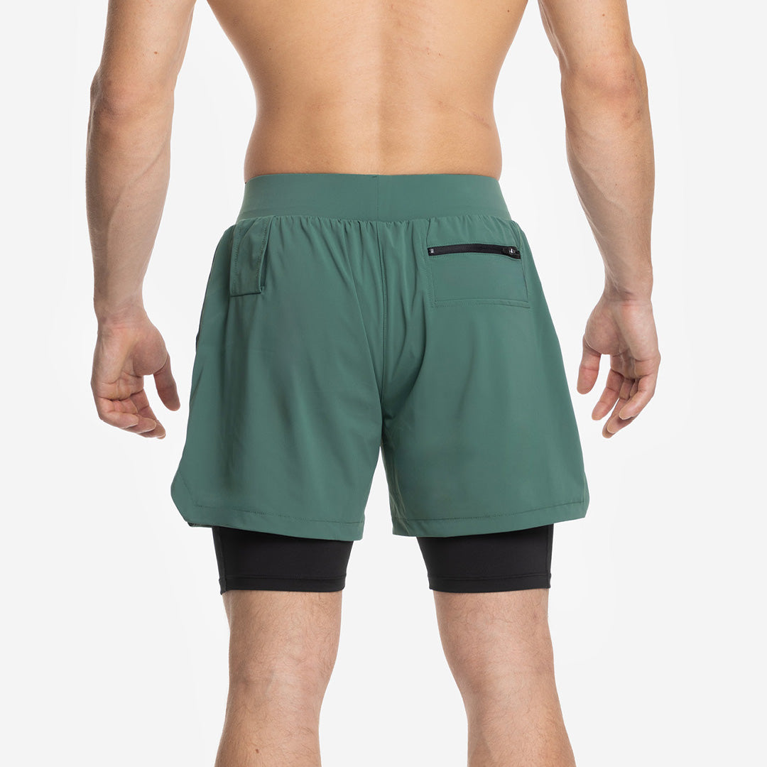 Short avec Mesh Compression 2 en 1 Premium Homme