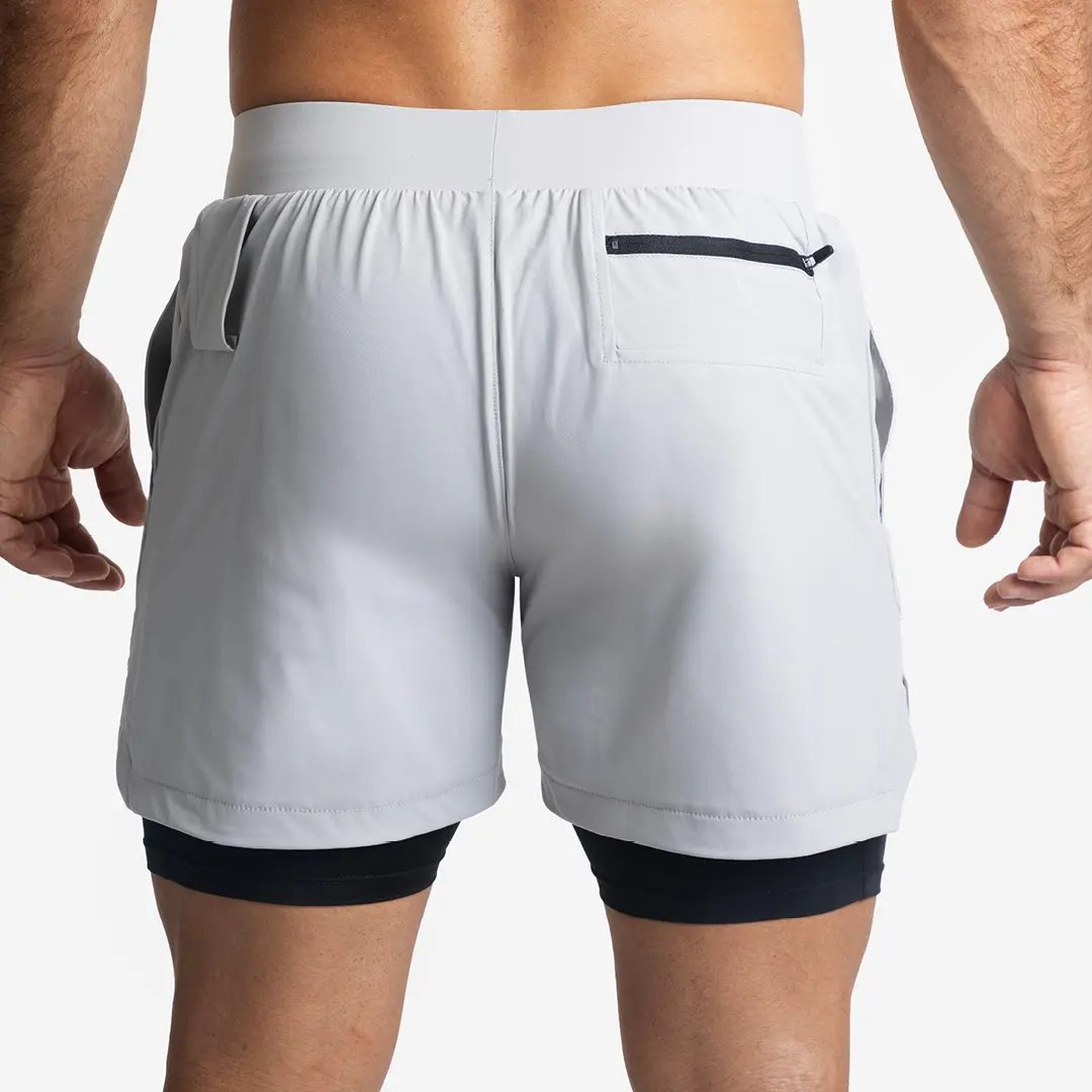 Short avec Mesh Compression 2 en 1 Premium Homme