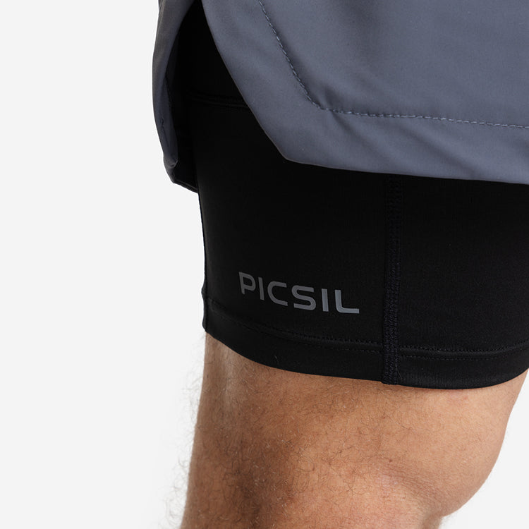 Short avec Mesh Compression 2 en 1 Premium Homme