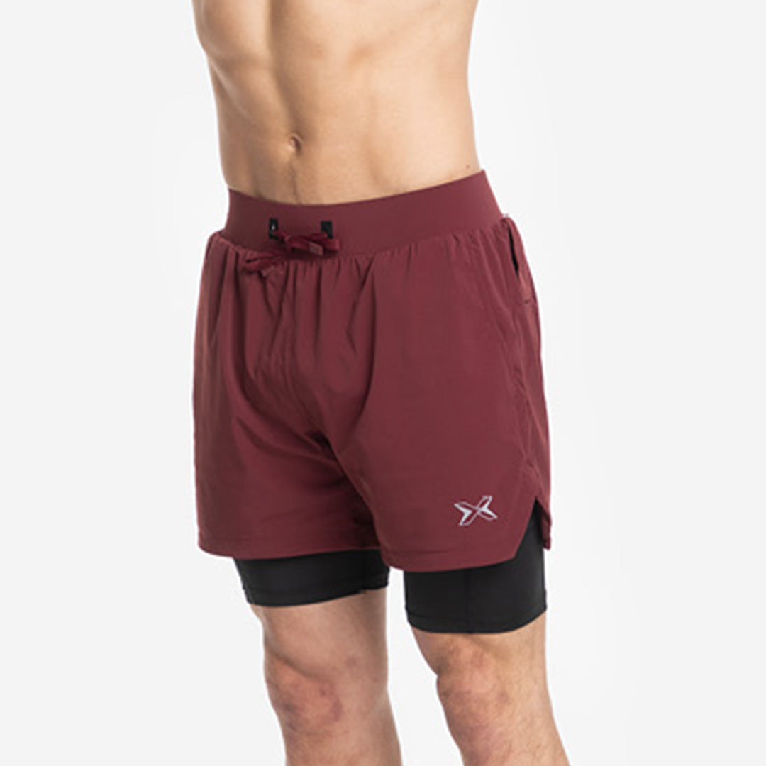 Short avec Mesh Compression 2 en 1 Premium Homme