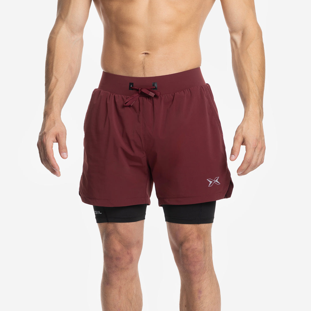 Short avec Mesh Compression 2 en 1 Premium Homme