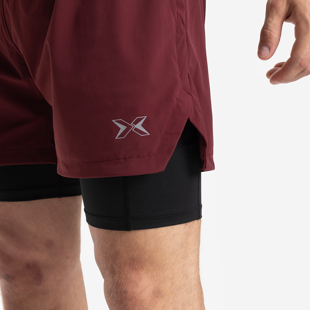 Short avec Mesh Compression 2 en 1 Premium Homme