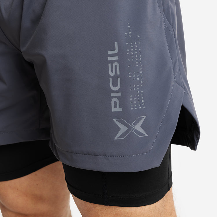 Short avec Mesh Compression 2 en 1 Premium Homme