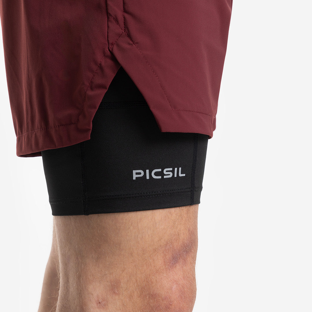 Short avec Mesh Compression 2 en 1 Premium Homme