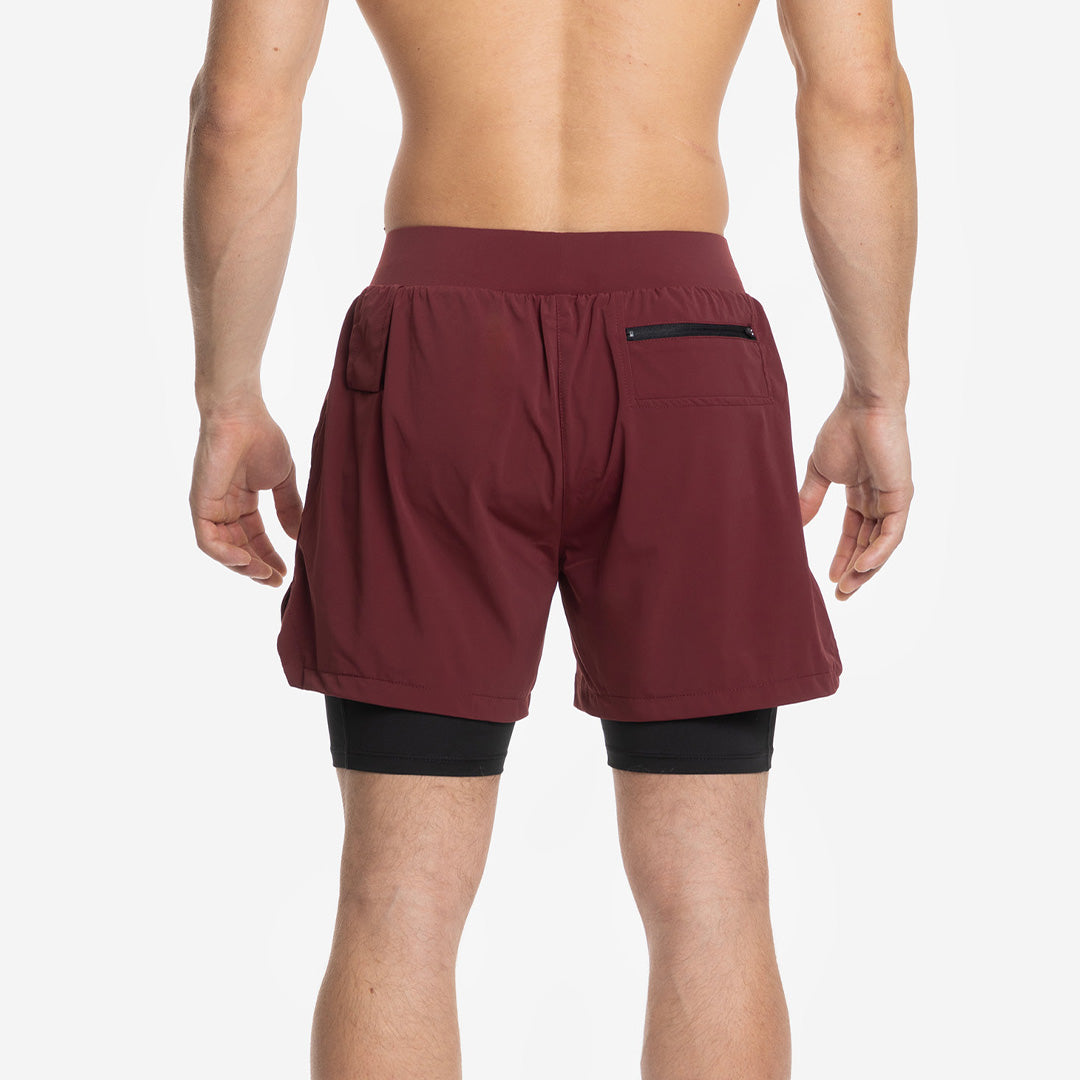 Short avec Mesh Compression 2 en 1 Premium Homme