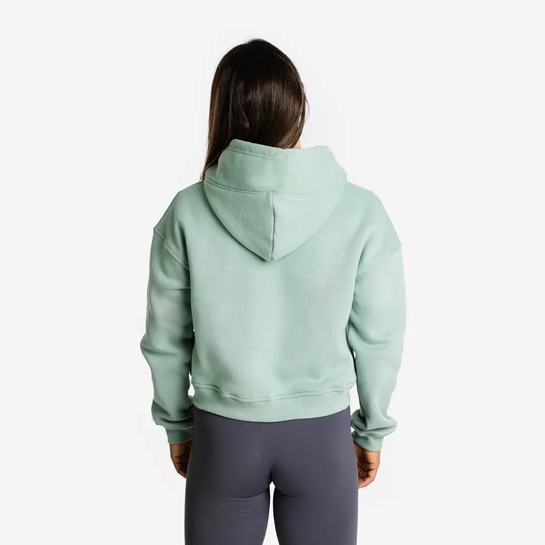 Sweat à capuche court pour femmes