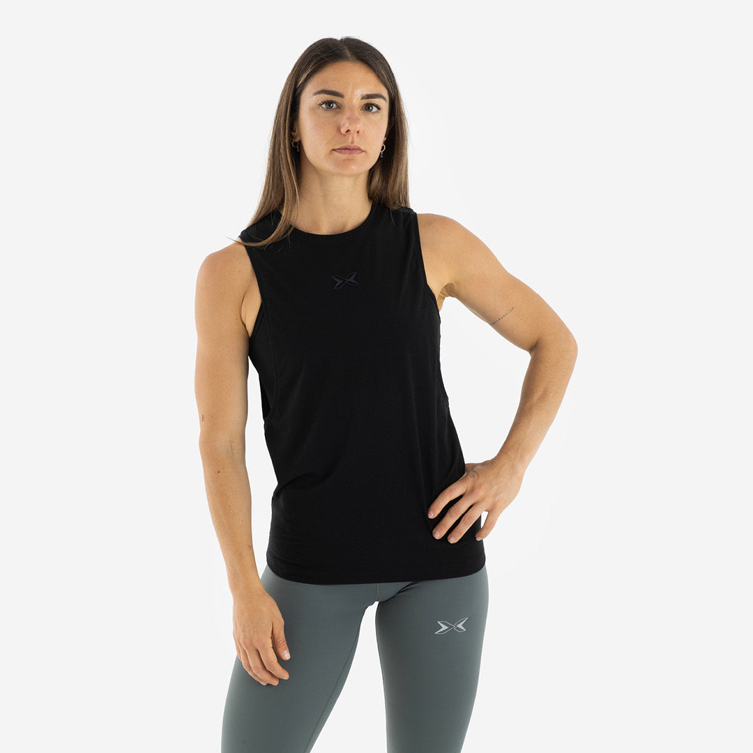 T-shirt sans manches Premium pour femmes