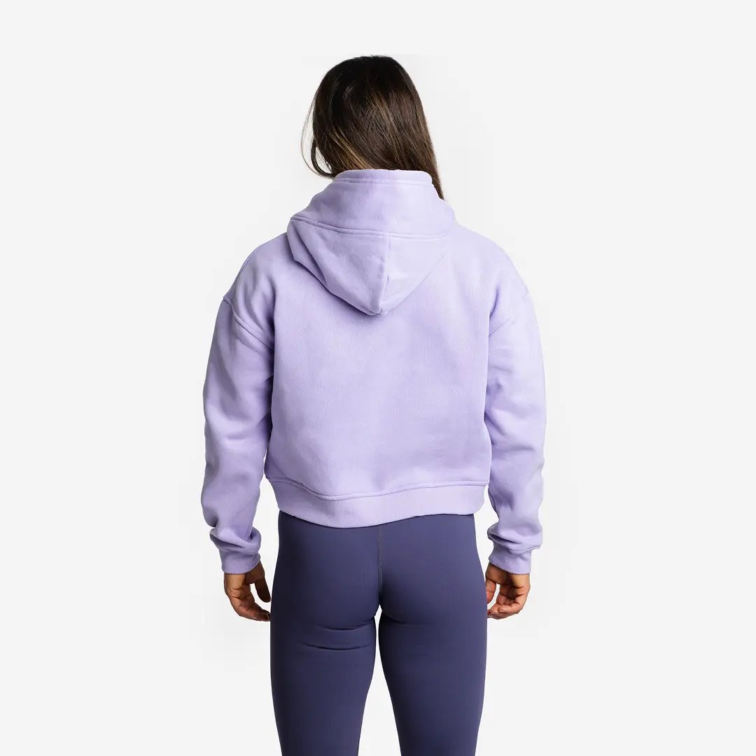 Sweat à capuche court pour femmes