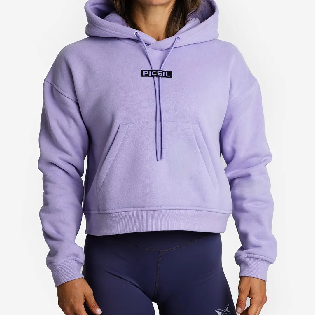 Sweat à capuche court pour femmes